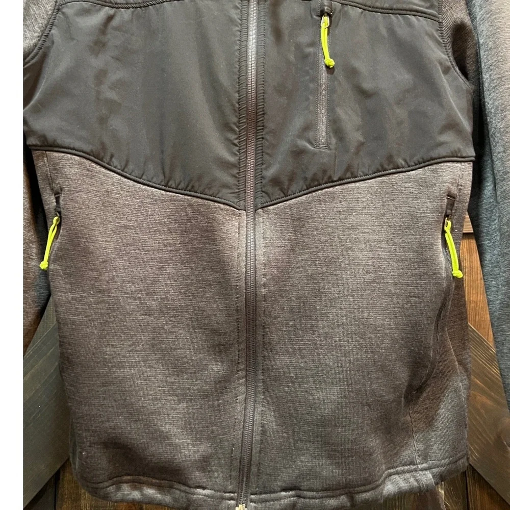 The North Face Black Norris Fleece Hybrid Jacket M Full Zip Outdoors Gorpcore